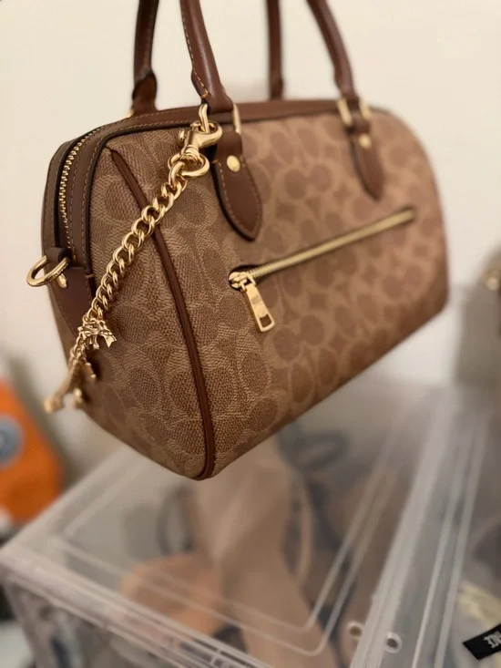 COACH Rowan Satchel Bag - Picture 4 of 10